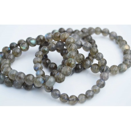 Labradorite bracelet perles rondes 6mm