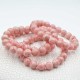 Rhodochrosite bracelet perles rondes 10mm