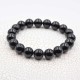 Turmalina negra pulsera perlas redondas 6mm