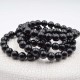 Tourmaline noir bracelet perles rondes 10mm