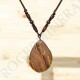 Collier Pendentif Oeil de Tigre