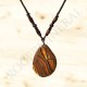 Collier Pendentif Oeil de Tigre