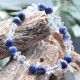 Bracelet Sodalite et Cristal de Roche