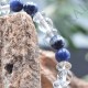 Bracelet Sodalite et Cristal de Roche