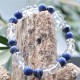 Bracelet Sodalite et Cristal de Roche