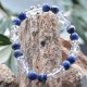 Bracelet Sodalite et Cristal de Roche