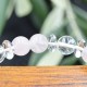 Bracelet Quartz rose Perles rondes