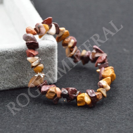 Bracelet Jaspe Mokaïte baroque