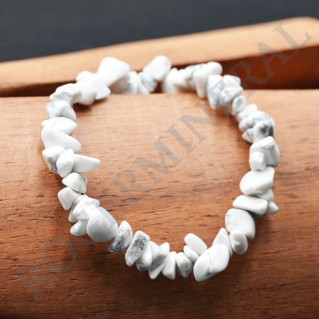 Bracelet Howlite baroque