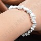 Bracelet Howlite baroque