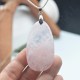 Pendentif Quartz Rose