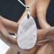 Pendentif Quartz Rose