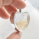 Pendentif coeur Citrine