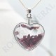 Pendentif coeur Grenat