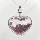 Pendentif coeur Grenat