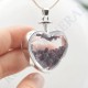 Pendentif coeur Grenat