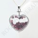 Pendentif coeur Grenat