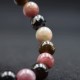 Bracelet Tourmaline multicolore perle de 8mm