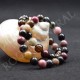 Pulsera Turmalina multicolor perlas de 10mm
