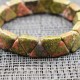 Bracelet Unakite triangle
