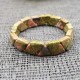 Bracelet Unakite triangle