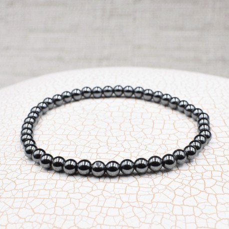 Bracelet Hématite 4mm