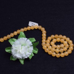 Calcita naranja natural perlas 8mm precio a escala