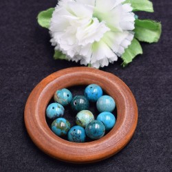Chrysocolle naturelle perles 8mm prix dégressifs