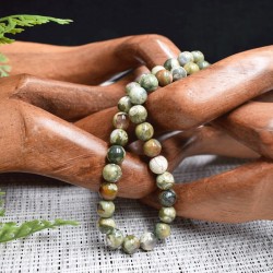 Jaspe verde natural perlas 8mm precios a escala