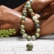 Jaspe vert orbiculaire naturel perles 8mm prix dégressifs