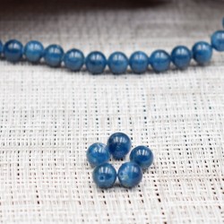 Apatita natural, perlas de 8mm precio a escala