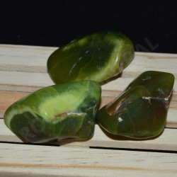 Opale Vert pierre roulée à l'unité