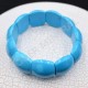 Bracelet Howlite teintée grand cabochon