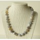 Collier Agate Perles rondes 10mm