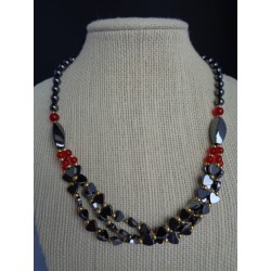 Hématite collier HEMA20