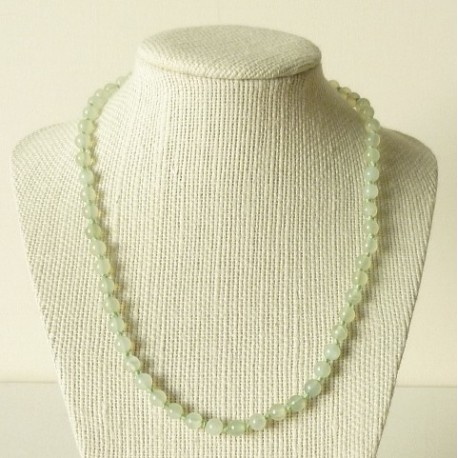 Collier Jade Perle ronde