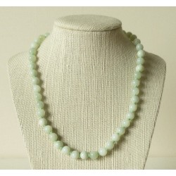 Collar Jade perlas redondas 8mm