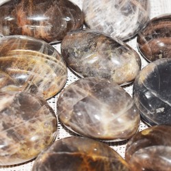 Piedra de Luna negra piedras pulidas entre 100 y 150g