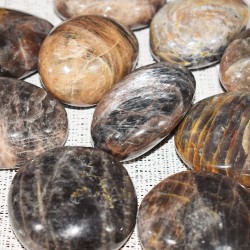 Piedra de Luna negra piedras pulidas entre 150 y 200g