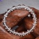 Bracelet Cristal de roche perles rondes et plates