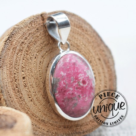 Pendentif Thulite argent 6