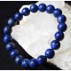 Bracelet Lapis Lazuli perles rondes 10mm