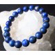 Bracelet Lapis Lazuli perles rondes 10mm