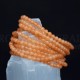 Bracelet calcite orange perles rondes 4mm