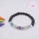 Bracelet enfant Shungite et fluorite