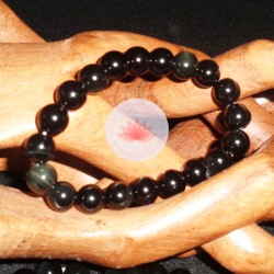 Obsidienne Oeil Céleste bracelet  10mm