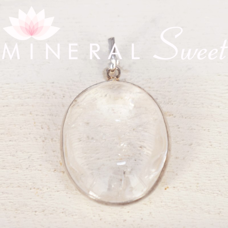 Pendentif Cristal de Roche biterminé - Mineral Sweet S.L.U