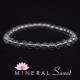 Bracelet Cristal de roche perles rondes 4mm