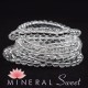 Bracelet Cristal de roche perles rondes 4mm