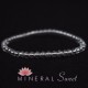 Bracelet Cristal de roche perles rondes 4mm